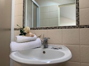 Koupelna v ubytování HOTEL LABRADOR