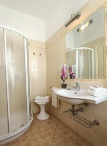 Ванна кімната в Hotel Cristoforo Colombo