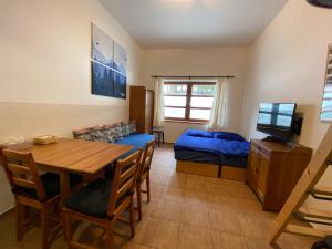 TV a/nebo společenská místnost v ubytování Cihlářka Apartmán 109 - Pec pod Sněžkou Černá Hora
