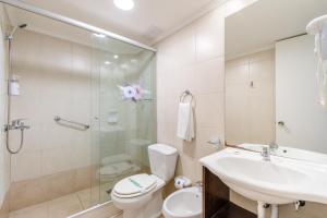 Koupelna v ubytování Hotel Romimar 3* Sup