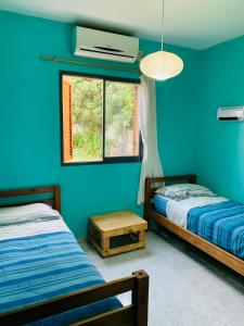 Un ou plusieurs lits dans un hébergement de l'établissement Hostel Trotamundos