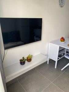 TV a/nebo společenská místnost v ubytování Rosales