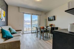 Výhľad na hory alebo výhľad na hory priamo z apartmánu