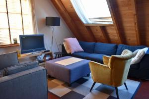 Posezení v ubytování B&B De Pastorie bij Dokkum