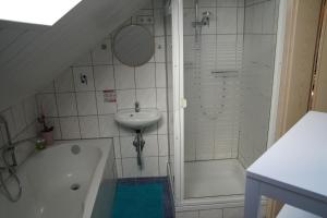 Koupelna v ubytování Ferienwohnung Andermann
