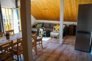 Kuchyň nebo kuchyňský kout v ubytování Ferienwohnung Andermann