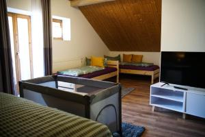 Posezení v ubytování Ferienwohnung Andermann