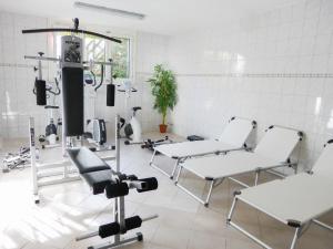 Fitness centrum a/nebo fitness zařízení v ubytování Park - Hotel Inseli
