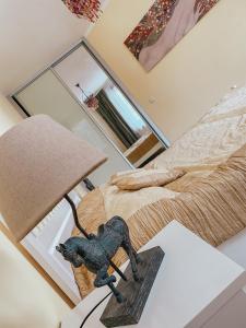 Telewizja i/lub zestaw kina domowego w obiekcie Vienna Citycenter+Terrace+Parking