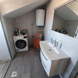 Kuchyň nebo kuchyňský kout v ubytování Bollwegs Ferienwohnungen