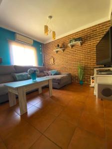 Posezení v ubytování Casa La Tapita