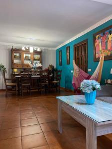 Posezení v ubytování Casa La Tapita