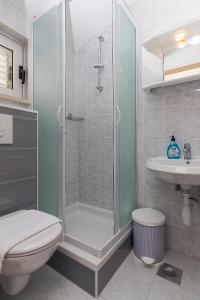 Koupelna v ubytování Apartments Erceg