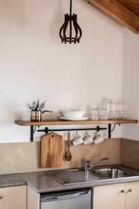 Kuchyň nebo kuchyňský kout v ubytování Amphora Guesthouse