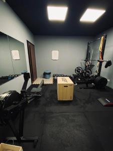 Fitness centrum a/nebo fitness zařízení v ubytování Hotel Europa