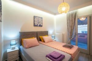 Posteľ alebo postele v izbe v ubytovaní Villa Helxis + 24 fotografií