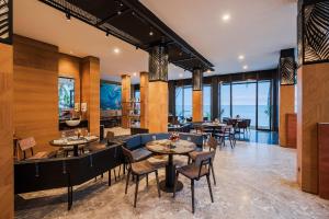 Χώρος καθιστικού στο Padmasari Resort Lovina