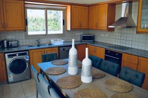 Kuchyň nebo kuchyňský kout v ubytování Luxury Villa Phaedra