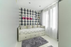 Łóżko lub łóżka w pokoju w obiekcie Blue Bay