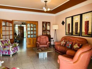 A seating area at Vivienda Vacacional FLORATERE