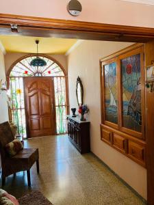 A seating area at Vivienda Vacacional FLORATERE