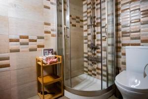 Kúpeľňa v ubytovaní Villa Styliani + 37 fotografií