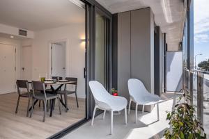 Balkón nebo terasa v ubytování Apartaments La Rosella
