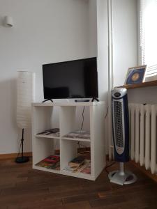 Televízia a/alebo spoločenská miestnosť v ubytovaní Studio Centrum