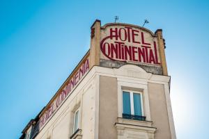 Um certificado, prêmio, placa ou outro documento exibido em Hotel Continental
