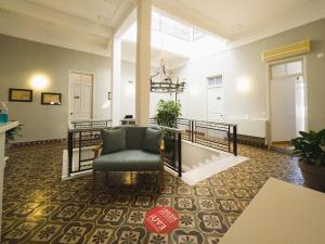A seating area at Filoxenia Hotel