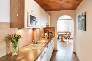 TV a/nebo společenská místnost v ubytování Appartements Sailer