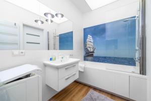 Kúpeľňa v ubytovaní Blue Atlantis-Nowe Orłowo