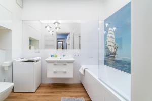 Kúpeľňa v ubytovaní Blue Atlantis-Nowe Orłowo
