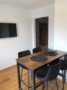 TV a/nebo společenská místnost v ubytování Ski & Nature Apartment