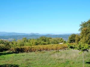 Ein Feld mit Bäumen und Gras in der Unterkunft Holiday Home Lozard by Interhome in Barjac