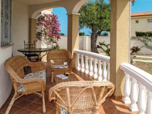 Balkón alebo terasa v ubytovaní Holiday Home Silvia by Interhome
