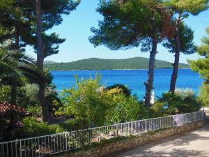 a view of the water from a resort at Holiday Home Oleander in Zaboric
