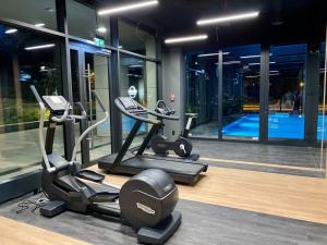 Centrum fitness w obiekcie Apartament Unia 12 Basen&SPA