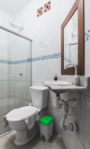 Koupelna v ubytování Pousada La Cabana + 37 fotografií
