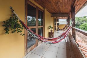 Balkón nebo terasa v ubytování Pousada La Cabana