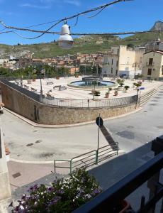 a view of a large amphitheater with a street light at Fontana Di Li Rosi in Campofranco