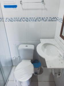 Koupelna v ubytování Pousada La Cabana