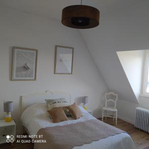 Postel nebo postele na pokoji v ubytování Maison de Vacances - Vue mer avec Piscine