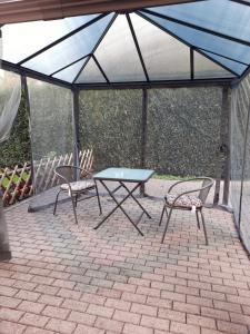 Patio nebo venkovní prostory v ubytování Privatzimmer König