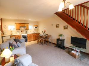 Køkken eller tekøkken på Lavender Cottage