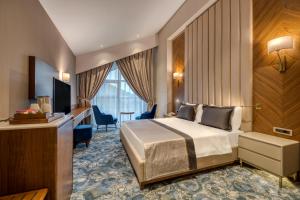 Postel nebo postele na pokoji v ubytování BN Hotel Thermal & Wellness