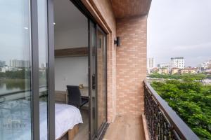 Balkon ili terasa u objektu Mersey Central Hanoi Apart'Hotel