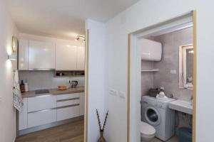 Koupelna v ubytování Apartment Hitri