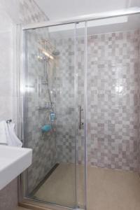 Koupelna v ubytování Apartment Hitri