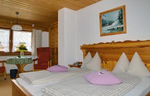 Postel nebo postele na pokoji v ubytování Landhaus Maltermoos